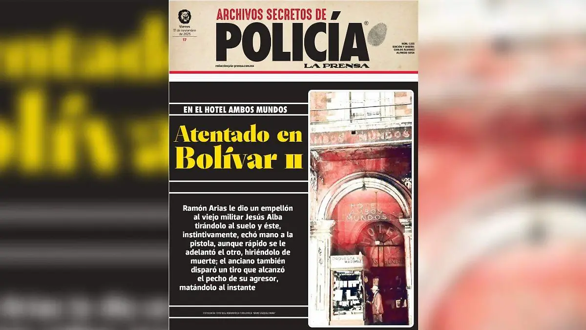 atentado bolívar ARCHIVOS